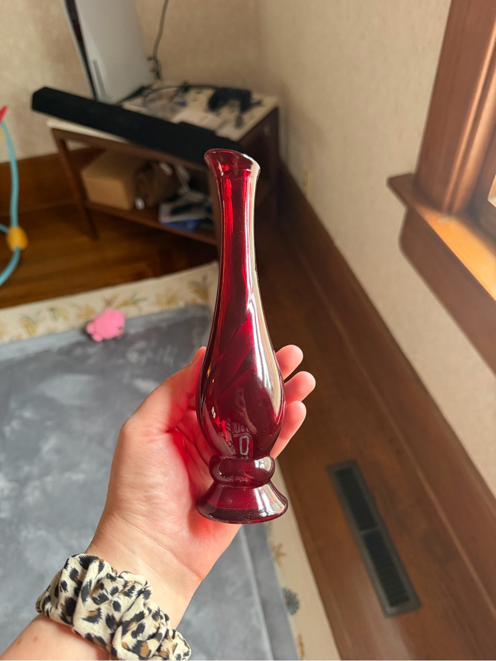 Ruby Red Decorative Bud Vase - Avon